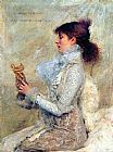 Jules Bastien-Lepage Portrait of Sarah Bernhardt painting
